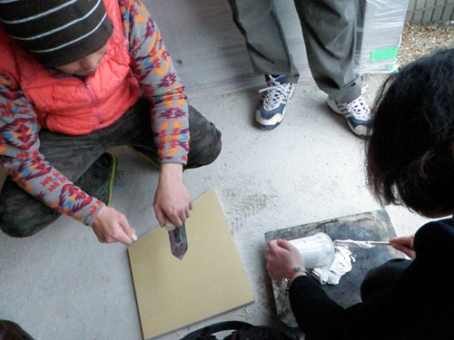 自然素材の二世帯住宅　工事状況｜愛知県名古屋市北区