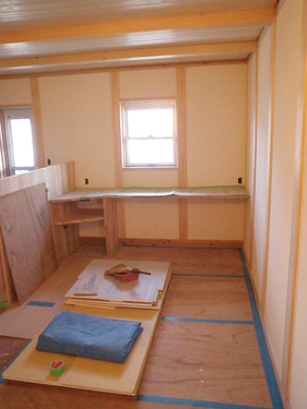 自然素材の二世帯住宅　工事状況｜愛知県名古屋市北区