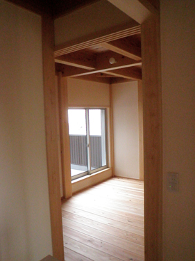 自然素材の二世帯住宅　工事状況｜愛知県名古屋市北区