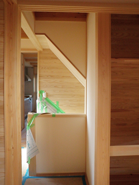 自然素材の二世帯住宅　工事状況｜愛知県名古屋市北区