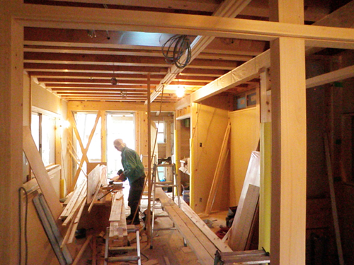 愛知県名古屋市瑞穂区/自然素材の狭小住宅