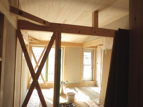 愛知県名古屋市瑞穂区/自然素材の狭小住宅