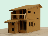 愛知県名古屋市瑞穂区/自然素材の狭小住宅