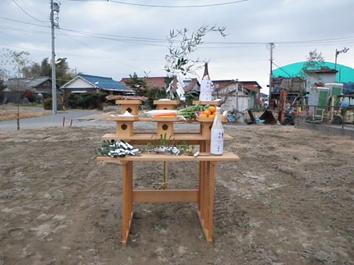 あま市美和町/土壁の家　地鎮祭