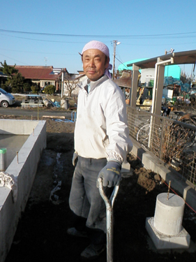 あま市美和町/土壁の家　脱型