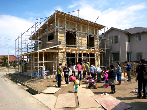 あま市美和町/土壁の家　おやこ向けワークショップ