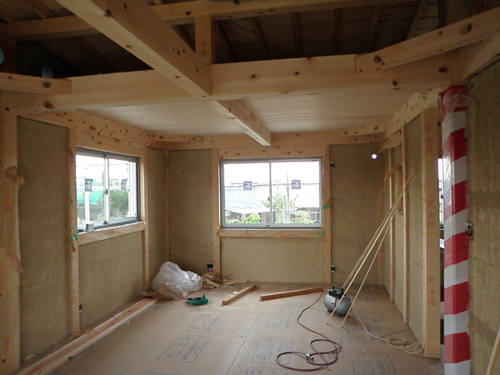 あま市美和町/土壁の家　内部造作