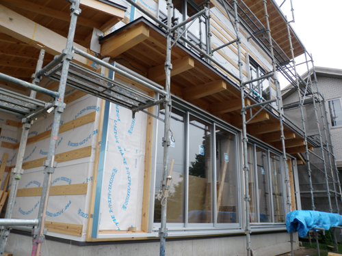 あま市美和町/土壁の家　内部造作