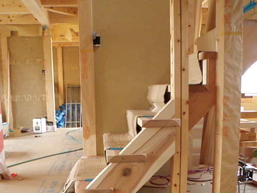 あま市美和町/土壁の家　内部造作2