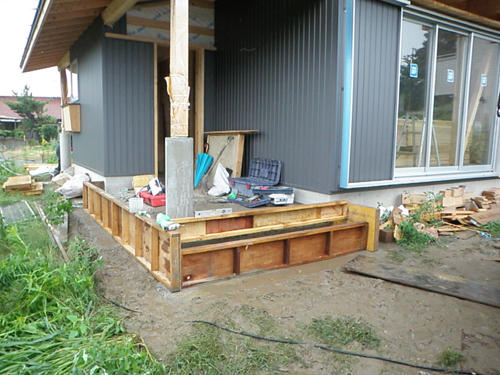 あま市美和町/土壁の家　木材保護塗料