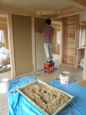 あま市美和町/土壁の家　木材保護塗料