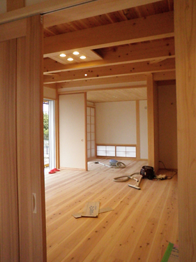 自然素材の家　あま市中萱津